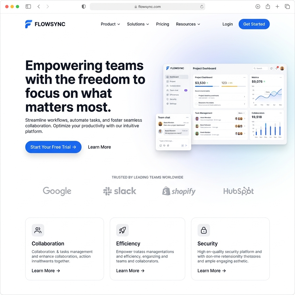 SaaS Landing Page